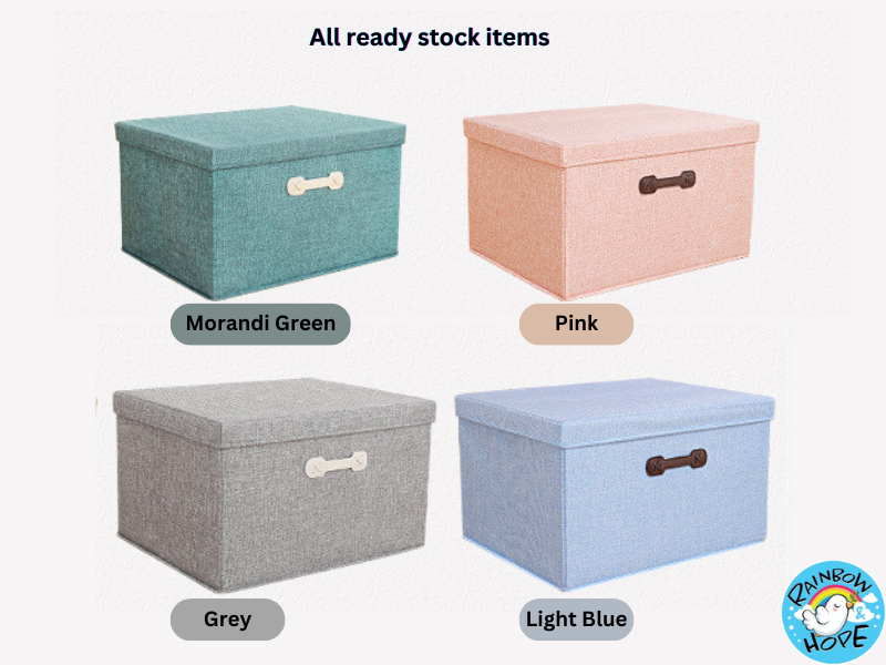 Foldable Storage box/Open Lid Fabric 可折叠/ 开盖储物箱/ 收纳箱