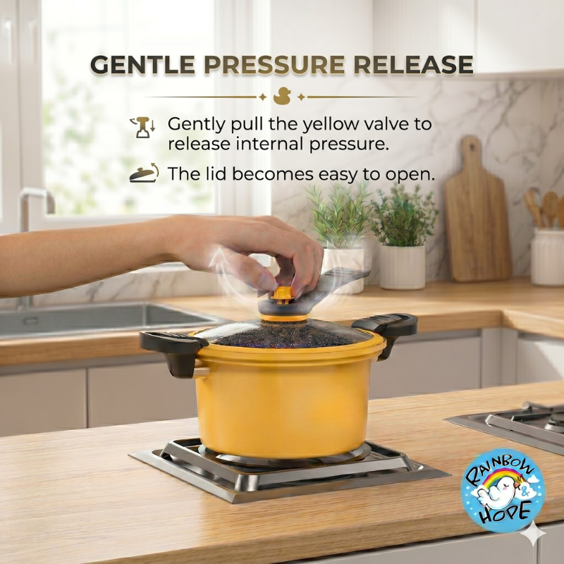 Multi-Function Non-Stick Micro Pressure Cooker Pot Sauce多功能不粘微型高压锅珐琅微压汤锅