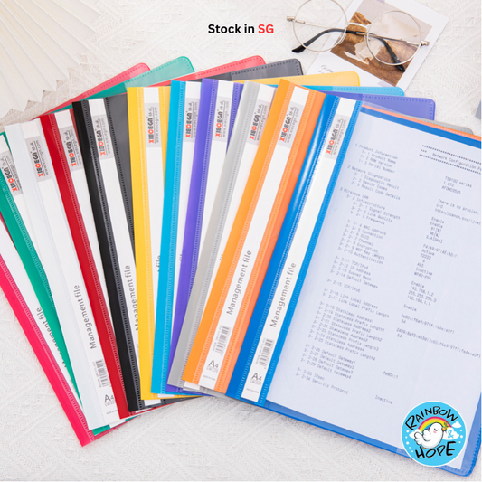 A4 Clear Management File A4 Folder Paper Organizers文件夹/ 文件收纳