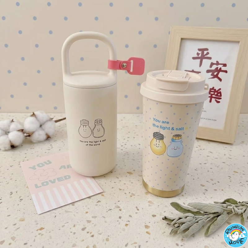 Christian Stainless Steel Insulated Thermal Coffee Cup 盼望迦南授权不锈钢保温杯/水杯/礼物