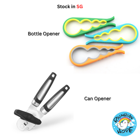 Multi-funcational Non-Slip Cans Opener / Beer & Beverage Bottle Opener / 多功能开罐头器/ 拧盖器
