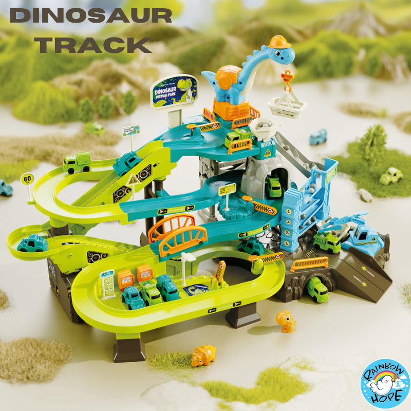 Children Desktop Toys/ Educational Space Car Breakthrough Adventure Sliding Track 儿童冒险滑行轨道游乐场