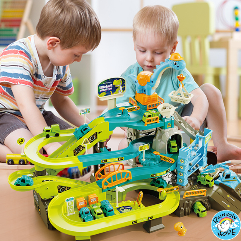 Children Desktop Toys/ Educational Space Car Breakthrough Adventure Sliding Track 儿童冒险滑行轨道游乐场