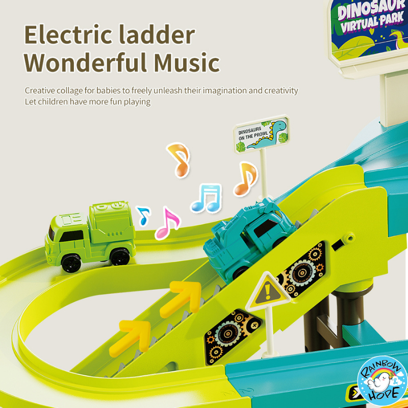 Children Desktop Toys/ Educational Space Car Breakthrough Adventure Sliding Track 儿童冒险滑行轨道游乐场