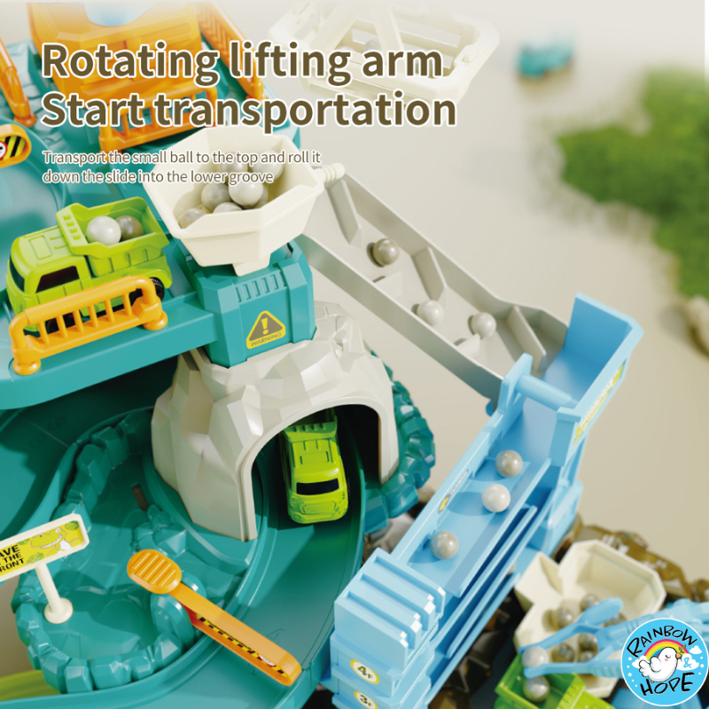 Children Desktop Toys/ Educational Space Car Breakthrough Adventure Sliding Track 儿童冒险滑行轨道游乐场