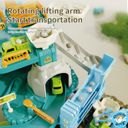 Children Desktop Toys/ Educational Space Car Breakthrough Adventure Sliding Track 儿童冒险滑行轨道游乐场