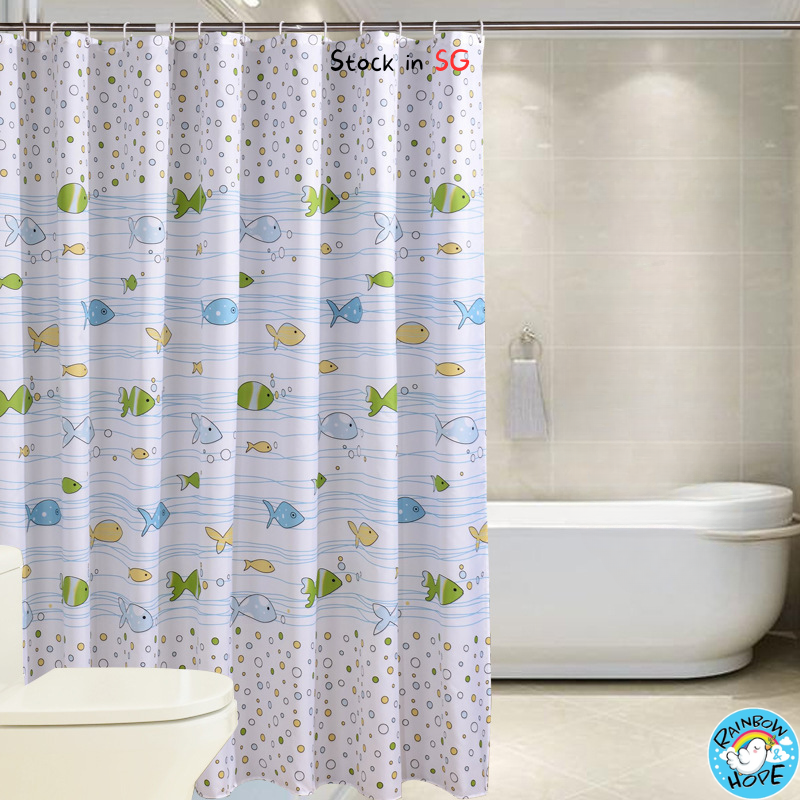 Shower Curtain/ Bathroom Waterproof Curtain 防水浴帘