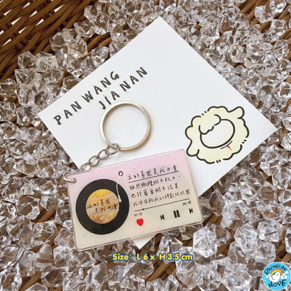 Christian KeyChain Charms Pendants Ornaments Bag Accessories 盼望迦南授权卡通可爱亚克力钥匙扣挂件/小礼物