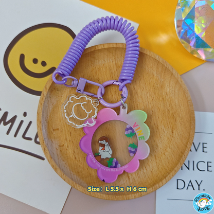 Christian KeyChain Charms Pendants Ornaments Bag Accessories 盼望迦南授权卡通可爱亚克力钥匙扣挂件/小礼物