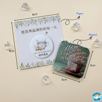 Christian Gift / Acrylic Refrigerator Magnet / Waterproof Sticker Vinyl Decal基督徒礼物/冰箱贴/水晶贴子
