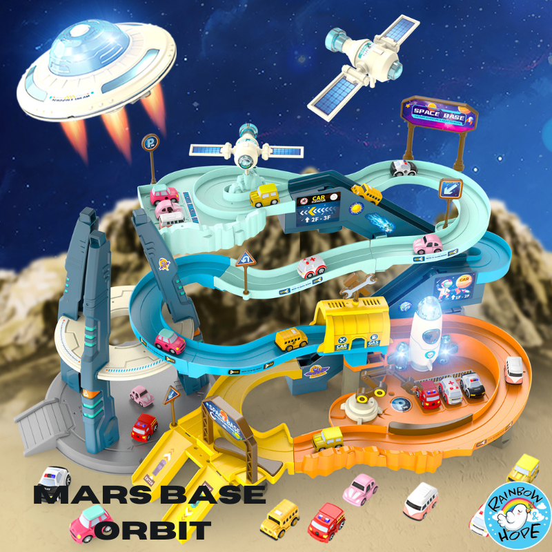 Children Desktop Toys/ Educational Space Car Breakthrough Adventure Sliding Track 儿童冒险滑行轨道游乐场
