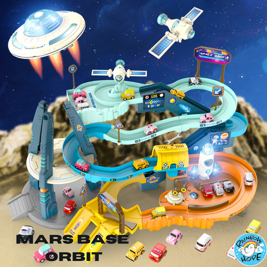 Children Desktop Toys/ Educational Space Car Breakthrough Adventure Sliding Track 儿童冒险滑行轨道游乐场