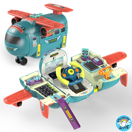 Airplane Toys For Children/ Airplane Car Toy with Piggy Bank变形飞机