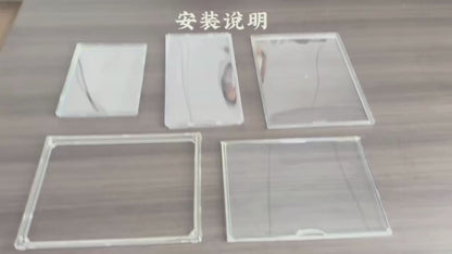 Display Box for Popmart Blind Box Removable Shelves Stackable with Magnetic Door 盲盒展示收纳盒可磁吸