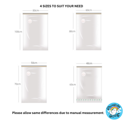 Vacuum Storage Bag/Hand Roll Vacuum Bag/Travel Ziplock Bag/Handpump收纳袋 手卷压缩袋